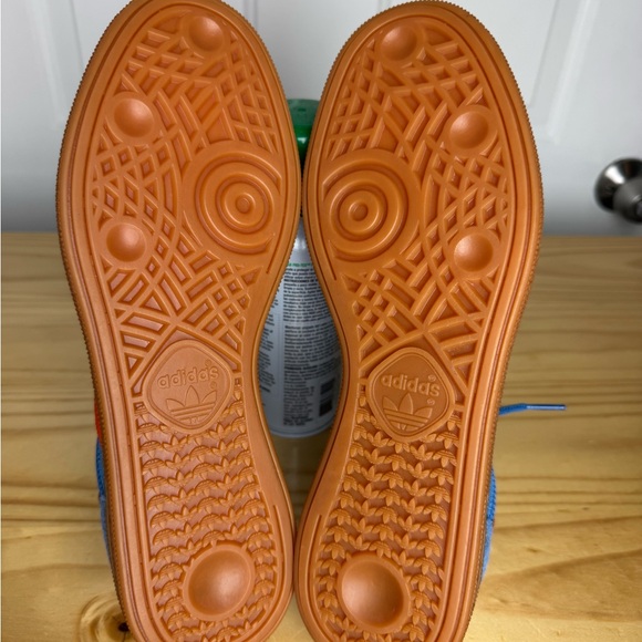 Adidas Spezial Men’s Sneakers in Blue and Orange with Gum Sole - Picture 12 of 12